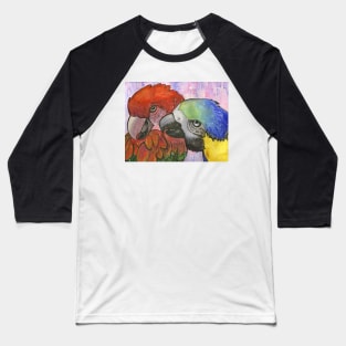 Snuggly Macaws Baseball T-Shirt